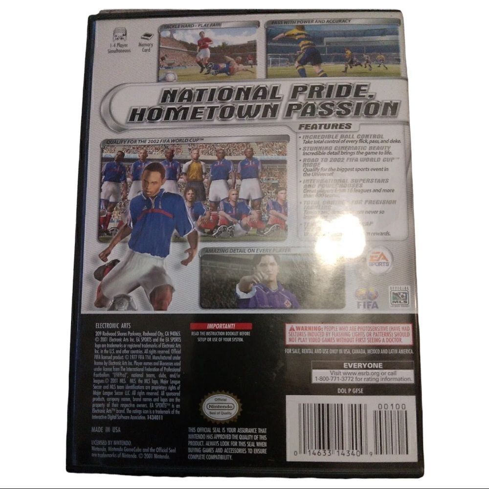 Nintendo Gamecube FIFA Soccer 2002 EA Sports Game - Picture 3 of 3